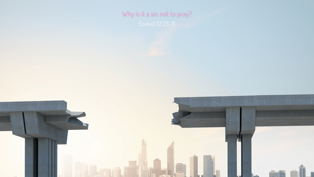 Why is it a sin not to pray? Image