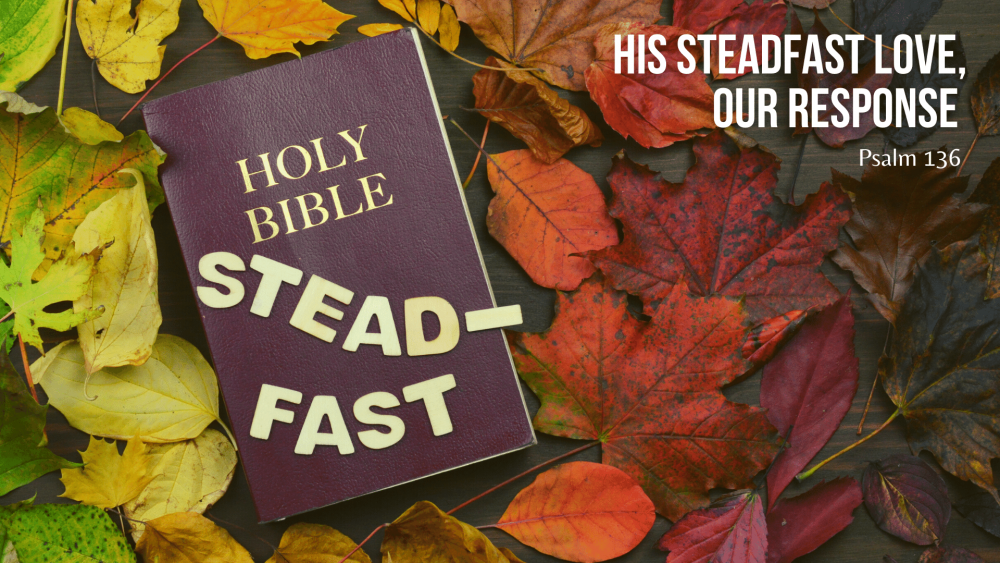 His Steadfast Love, Our Response Image
